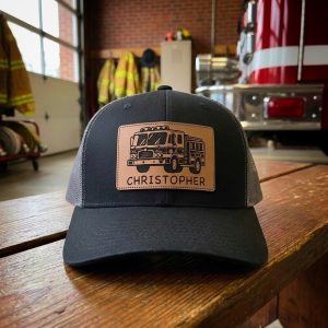 Kid’s Personalized Firetruck Hat
